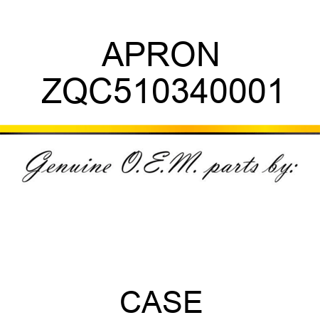 APRON ZQC510340001