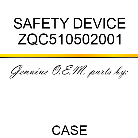 SAFETY DEVICE ZQC510502001