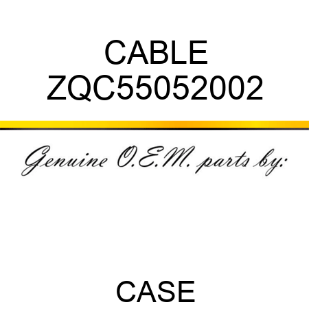 CABLE ZQC55052002