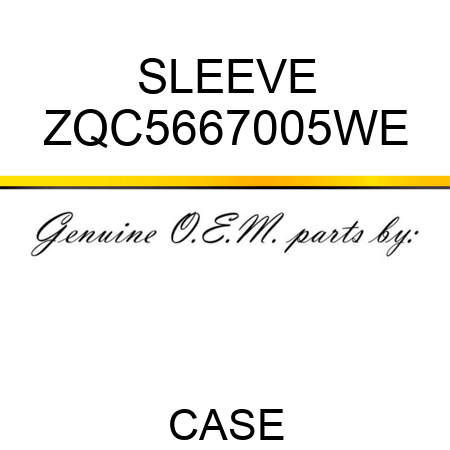 SLEEVE ZQC5667005WE