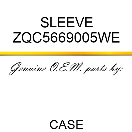 SLEEVE ZQC5669005WE