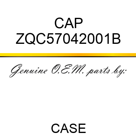 CAP ZQC57042001B