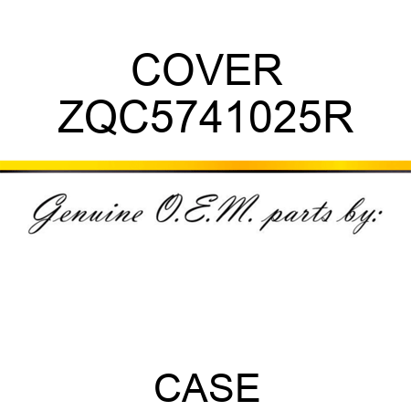 COVER ZQC5741025R