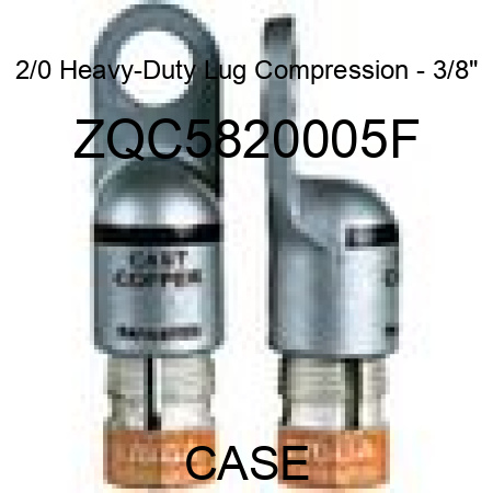 2/0 Heavy-Duty Lug Compression - 3/8" ZQC5820005F