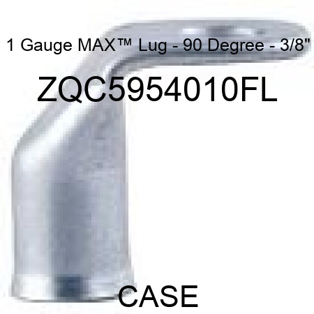 1 Gauge MAX™ Lug - 90 Degree - 3/8" ZQC5954010FL