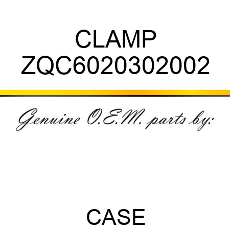 CLAMP ZQC6020302002