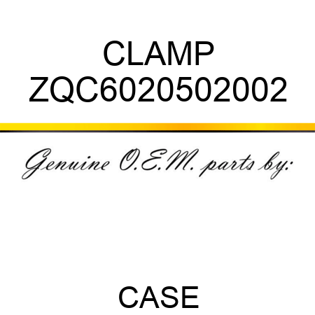 CLAMP ZQC6020502002