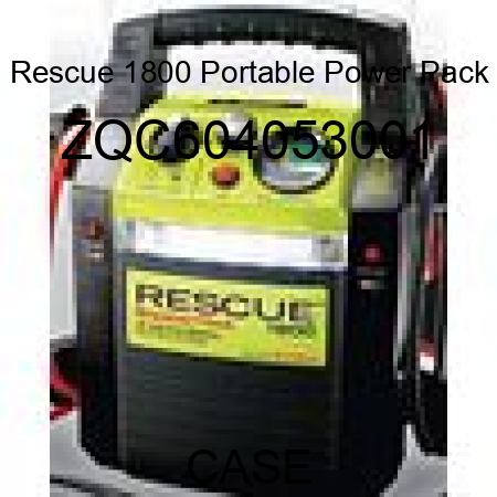 Rescue 1800 Portable Power Pack ZQC604053001