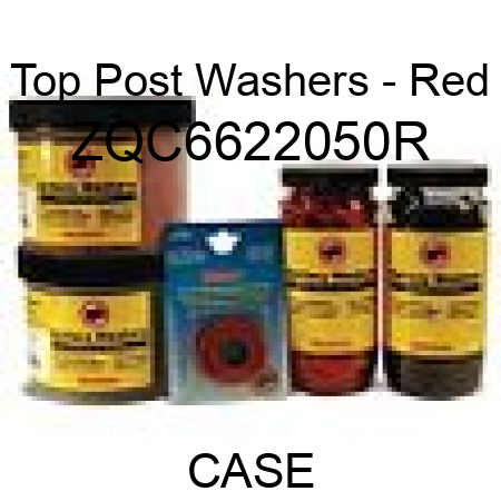 Top Post Washers - Red ZQC6622050R