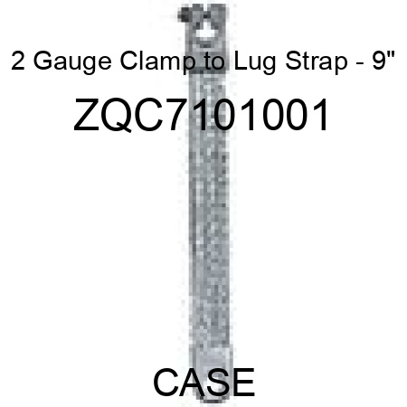 2 Gauge Clamp to Lug Strap - 9" ZQC7101001