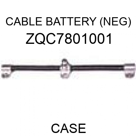 CABLE, BATTERY (NEG) ZQC7801001
