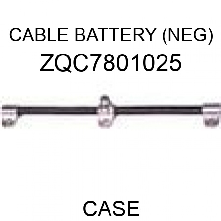 CABLE, BATTERY (NEG) ZQC7801025