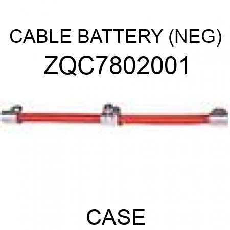 CABLE, BATTERY (NEG) ZQC7802001
