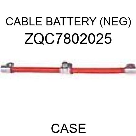 CABLE, BATTERY (NEG) ZQC7802025