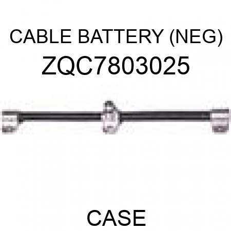 CABLE, BATTERY (NEG) ZQC7803025