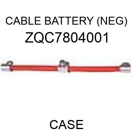 CABLE, BATTERY (NEG) ZQC7804001