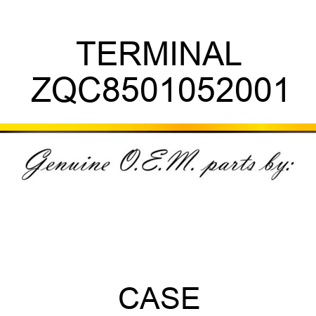 TERMINAL ZQC8501052001