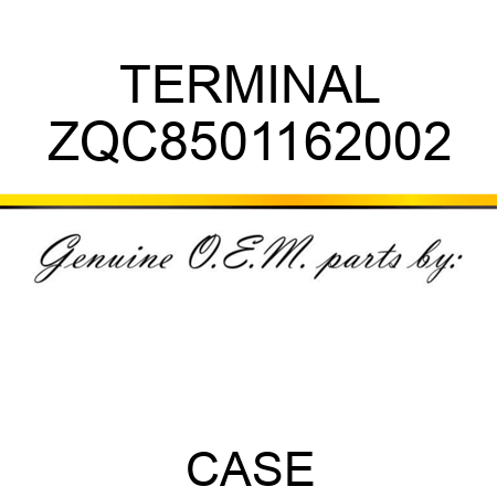 TERMINAL ZQC8501162002