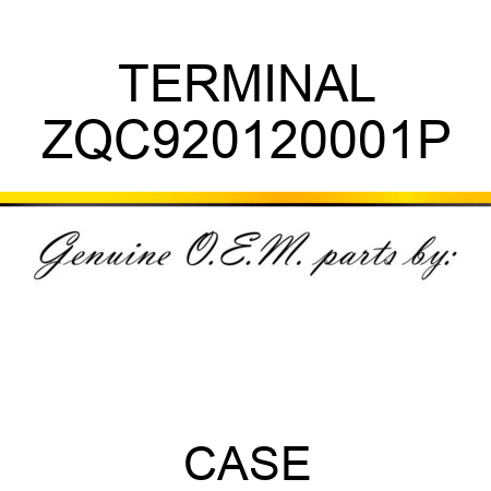 TERMINAL ZQC920120001P