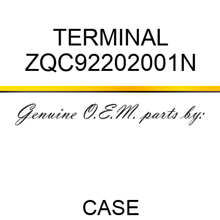 TERMINAL ZQC92202001N