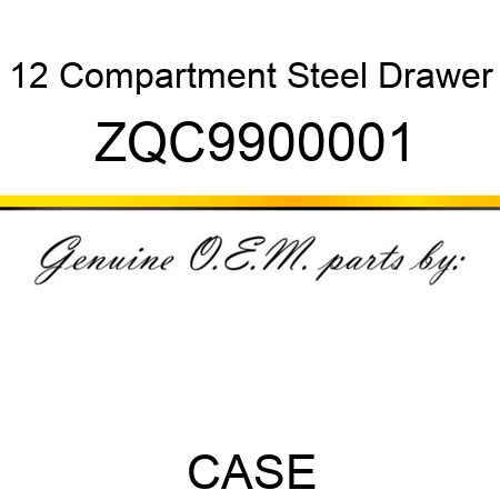12 Compartment Steel Drawer ZQC9900001