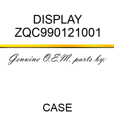 DISPLAY ZQC990121001