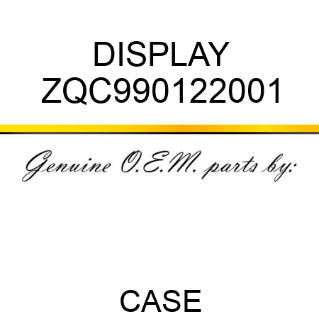 DISPLAY ZQC990122001