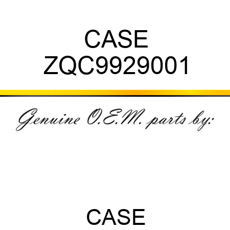 CASE ZQC9929001
