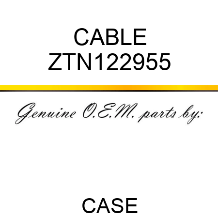 CABLE ZTN122955