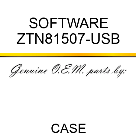SOFTWARE ZTN81507-USB