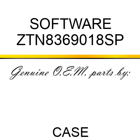 SOFTWARE ZTN8369018SP