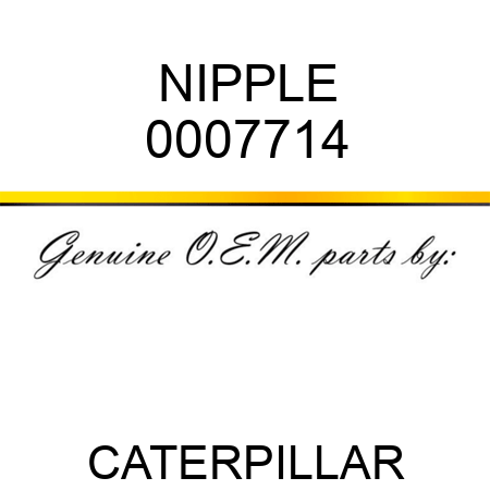 NIPPLE 0007714