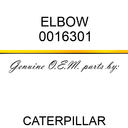 ELBOW 0016301