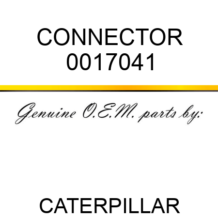 CONNECTOR 0017041