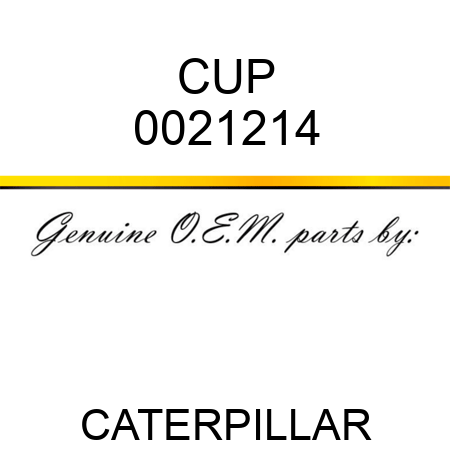 CUP 0021214