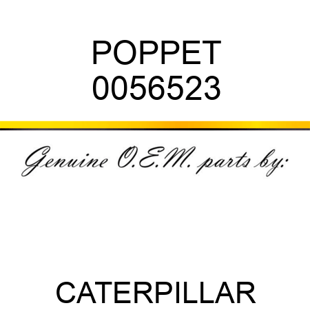 POPPET 0056523