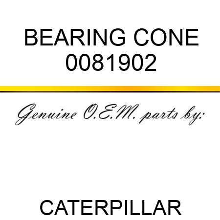 BEARING CONE 0081902