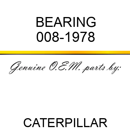 BEARING 008-1978