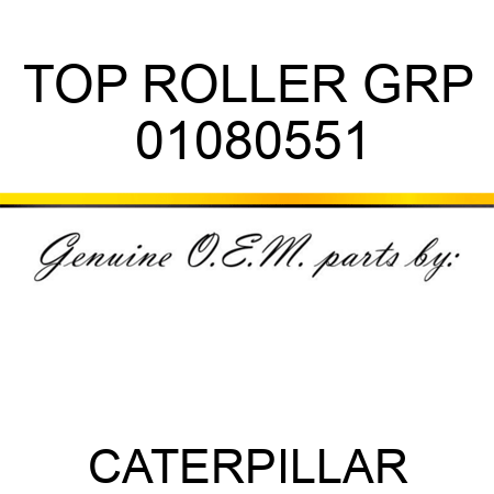 TOP ROLLER GRP 01080551