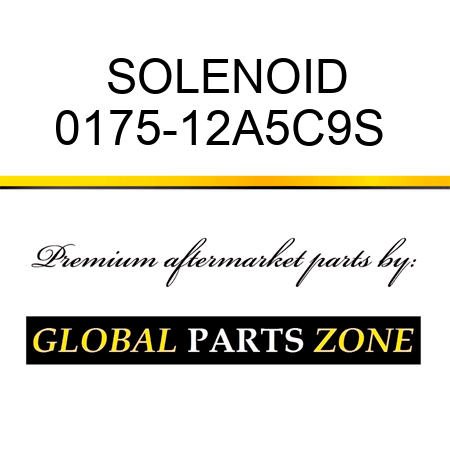 SOLENOID 0175-12A5C9S 
