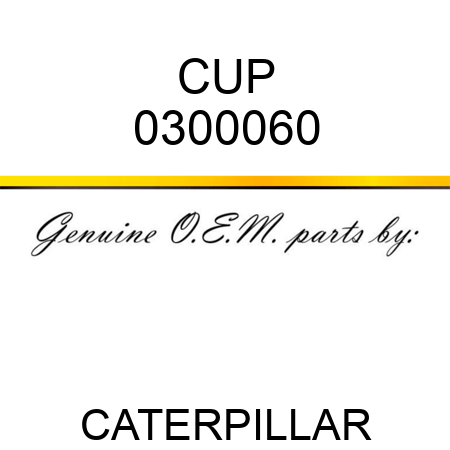 CUP 0300060