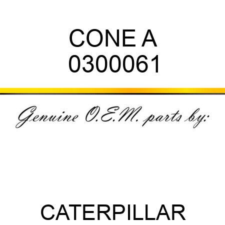 CONE A 0300061