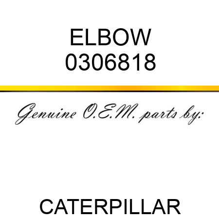 ELBOW 0306818