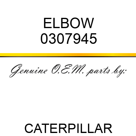 ELBOW 0307945