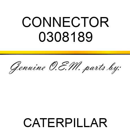 CONNECTOR 0308189
