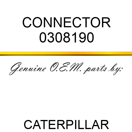 CONNECTOR 0308190