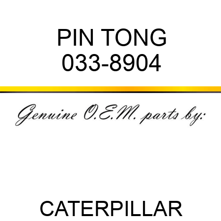 PIN TONG 033-8904