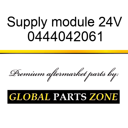 Supply module 24V 0444042061