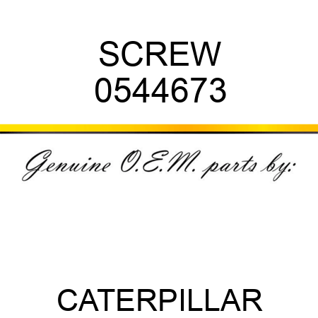 SCREW 0544673