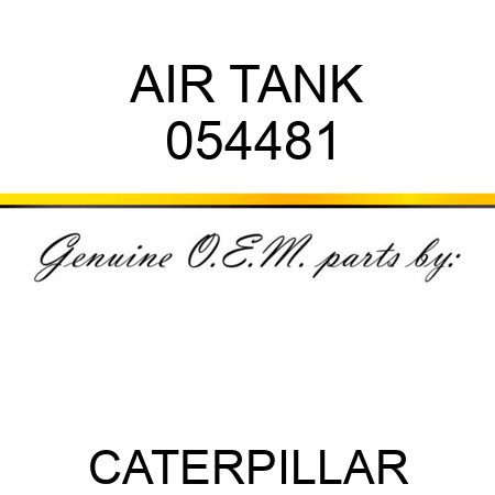 AIR TANK 054481